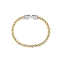 Vòng tay vàng cố định đính đá zircon