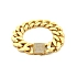 Vòng tay vàng hình con lười với đá zircon