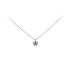Vòng cổ với đá zircon trắng và vàng trắng