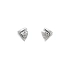 Khuyên tai bằng vàng trắng đính đá zircon trắng
