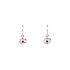 Vòng tai cho trẻ em với ruby trắng vàng
