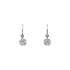 Vòng tai cho trẻ em với đá zircon trắng vàng
