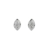 Vòng tai vàng trắng đính đá zircon và khóa kiểu Pháp