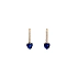 Những đôi bông tai dáng dài thanh lịch, được trang trí bằng đá sapphire và zircon