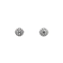 Khuyên tai bằng vàng trắng đính đá zircon trắng