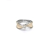 Nhẫn đính hôn với đá zircon làm từ vàng kết hợp