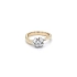 Nhẫn đính đá zircon làm từ vàng kết hợp
