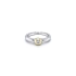 Nhẫn đính đá zircon làm từ vàng kết hợp