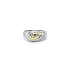 Nhẫn đính đá zircon làm từ vàng kết hợp