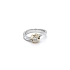 Nhẫn đính đá zircon làm từ vàng kết hợp
