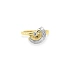 Nhẫn vàng đính zircon làm từ vàng kết hợp