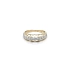 Nhẫn kết hợp vàng và zirconia