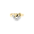 Nhẫn vàng đính đá zircon làm từ vàng kết hợp