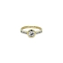 Nhẫn đính hôn bằng vàng với đá zircon