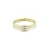 Nhẫn đính hôn bằng vàng với đá zircon