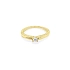 Nhẫn đính hôn bằng vàng với đá zircon
