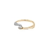 Nhẫn vàng đính zircon làm từ vàng kết hợp