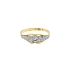Nhẫn vàng đính zircon làm từ vàng kết hợp