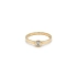 Nhẫn đính hôn bằng vàng với đá zircon