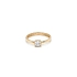 Nhẫn đính hôn bằng vàng với đá zircon