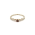 Nhẫn vàng với đá Záhněda và Zircon