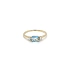 Nhẫn vàng đính đá topaz