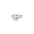 Nhẫn vàng trắng đính đá zircon trắng