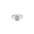 Nhẫn đính hôn với đá zircon