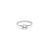 Nhẫn đính hôn bằng vàng trắng và zircon