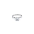 Nhẫn đính hôn bằng vàng trắng và zircon