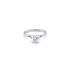 Nhẫn đính hôn bằng vàng trắng và zircon