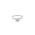 Nhẫn đính hôn bằng vàng trắng và zircon