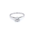 Nhẫn đính hôn bằng vàng trắng và zircon