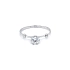Nhẫn đính hôn bằng vàng trắng và zircon