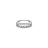 Nhẫn vàng trắng đính đá zircon trắng