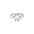 Nhẫn vàng đính ngọc trai và đá zircon