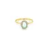 Nhẫn vàng đính ngọc opal và zircon