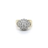 Nhẫn đính đá zirconia kết hợp vàng