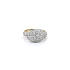 Nhẫn kết hợp vàng và zirconia