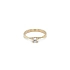 Nhẫn đính hôn bằng vàng với đá zircon