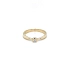 Nhẫn đính hôn bằng vàng với đá zircon