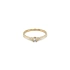 Nhẫn đính hôn bằng vàng với đá zircon