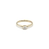 Nhẫn đính hôn bằng vàng với đá zircon