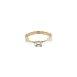 Nhẫn đính hôn bằng vàng với đá zircon