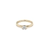 Nhẫn đính hôn bằng vàng với đá zircon