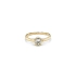 Nhẫn đính hôn bằng vàng với đá zircon