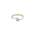 Nhẫn đính hôn bằng vàng với đá zircon