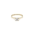 Nhẫn đính hôn bằng vàng với đá zircon