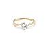 Nhẫn đính hôn bằng vàng với đá zircon