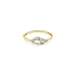 Nhẫn vàng đính đá zircon làm từ vàng kết hợp